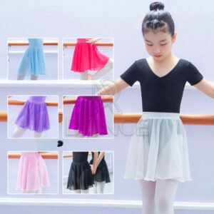 Falda de gasa cerrada