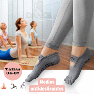 Medias de antideslizantes modelo dedos separados