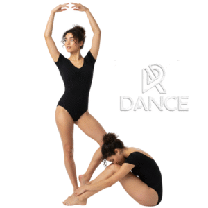 Leotard Clásico Con Recogido "MANGA CORTA"